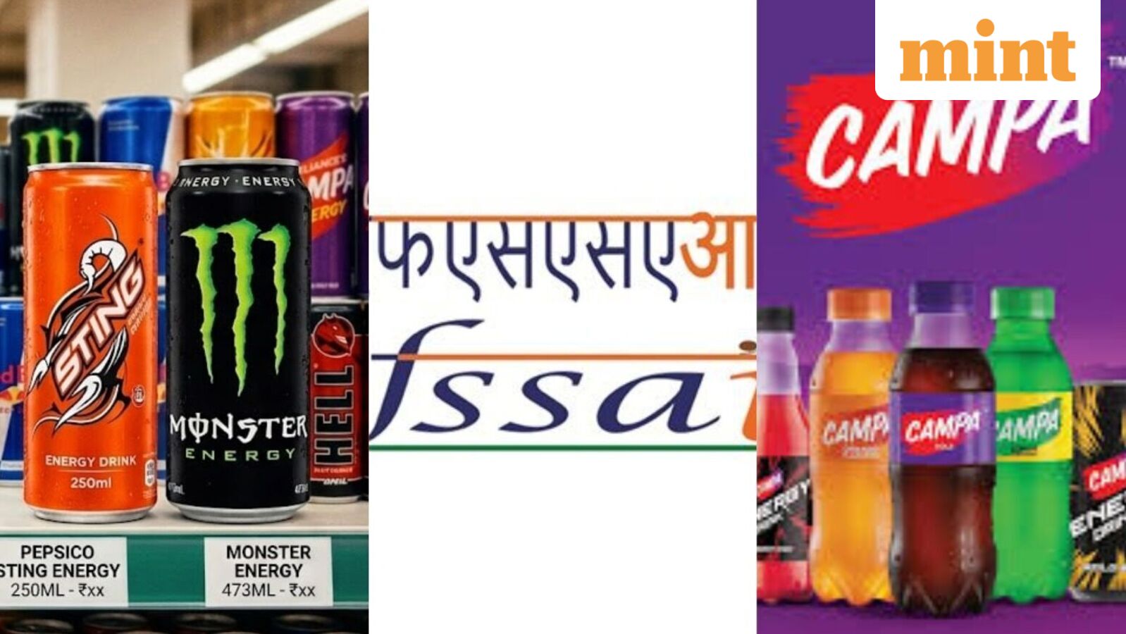 What happens to 'energy drinks' after Campa, PepsiCo get interim court relief against FSSAI label ban? | Explained — Mint India